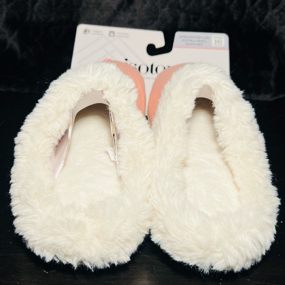 Slippers Isotonic Quilted Velour Clog NWT - Picture 5 of 15